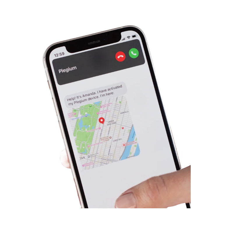 Gratis Plegium App waarmee je tot maximaal vijf contactpersonen alarmeert in noodgevallen