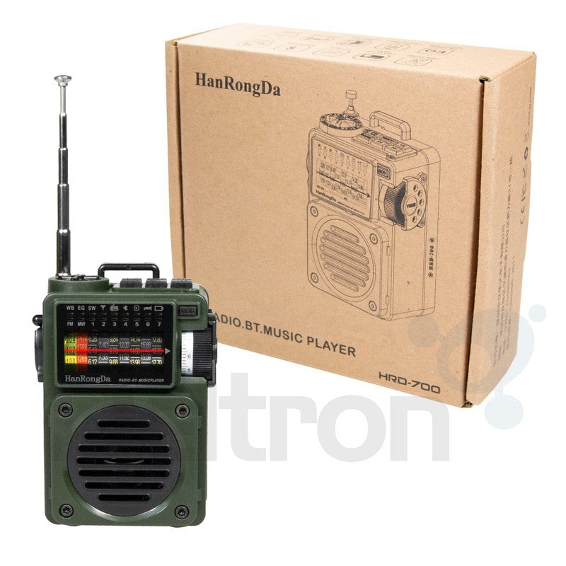HanRongDa HRD-700 wereldontvanger met originele verpakking