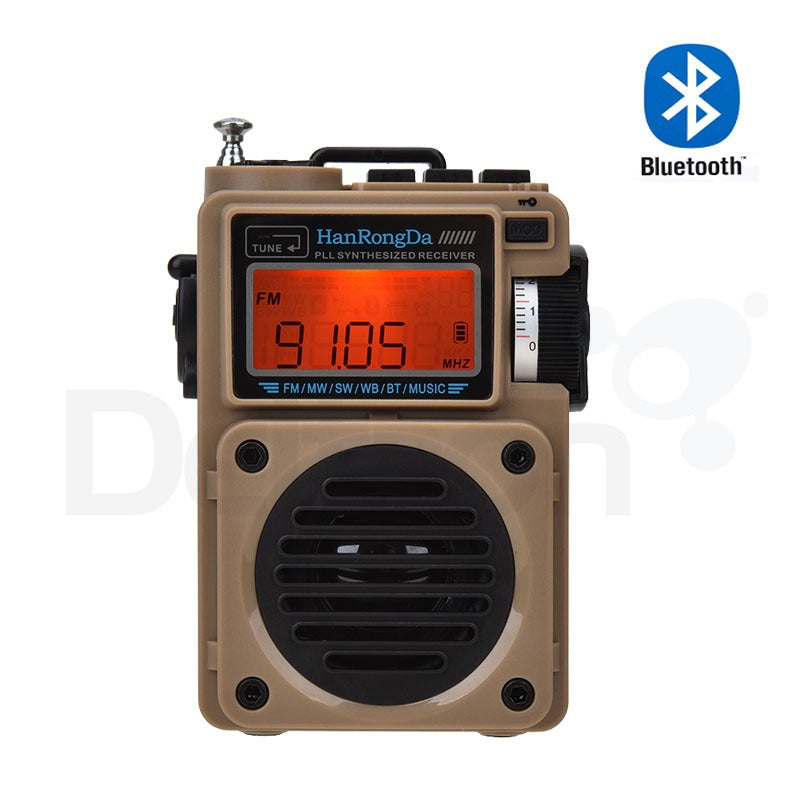 HanRongDa HRD-701 wereldontvanger met groot verlicht display