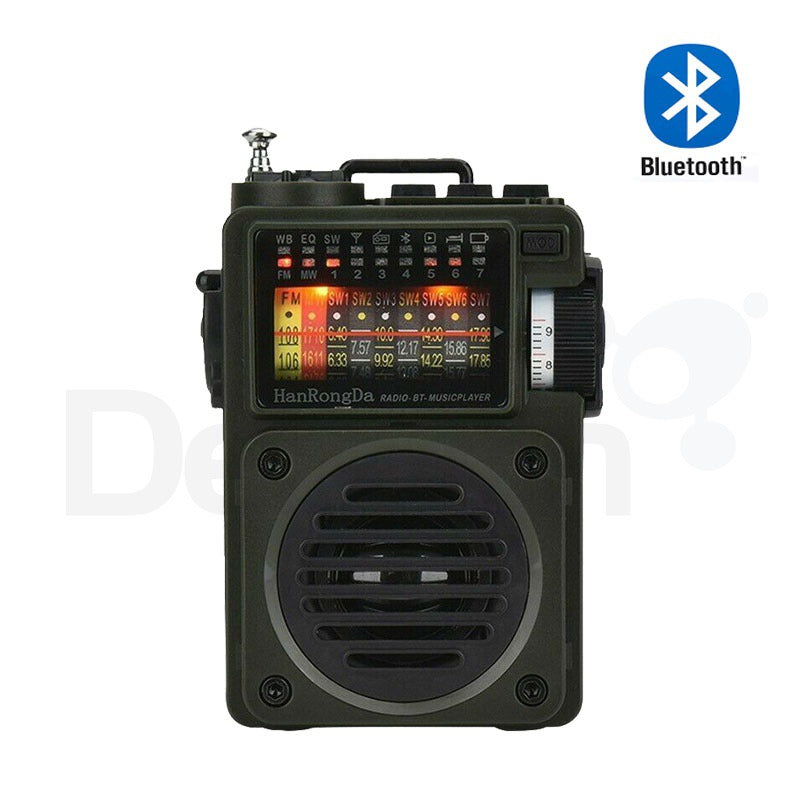 HanRongDa HRD-700 wereldontvanger met verlicht display