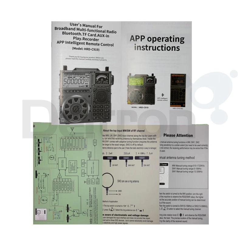 HanRongDa HRD-C919 Documentatie