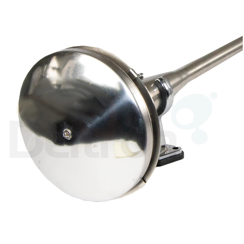 Hi-Do luchthoorn enkel, 65 cm, RVS, 125 dBi, voorzijde