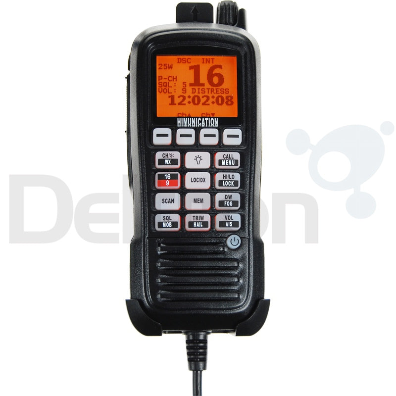 Compacte VHF black box marifoon met geïntegreerde GPS en DSC klasse D