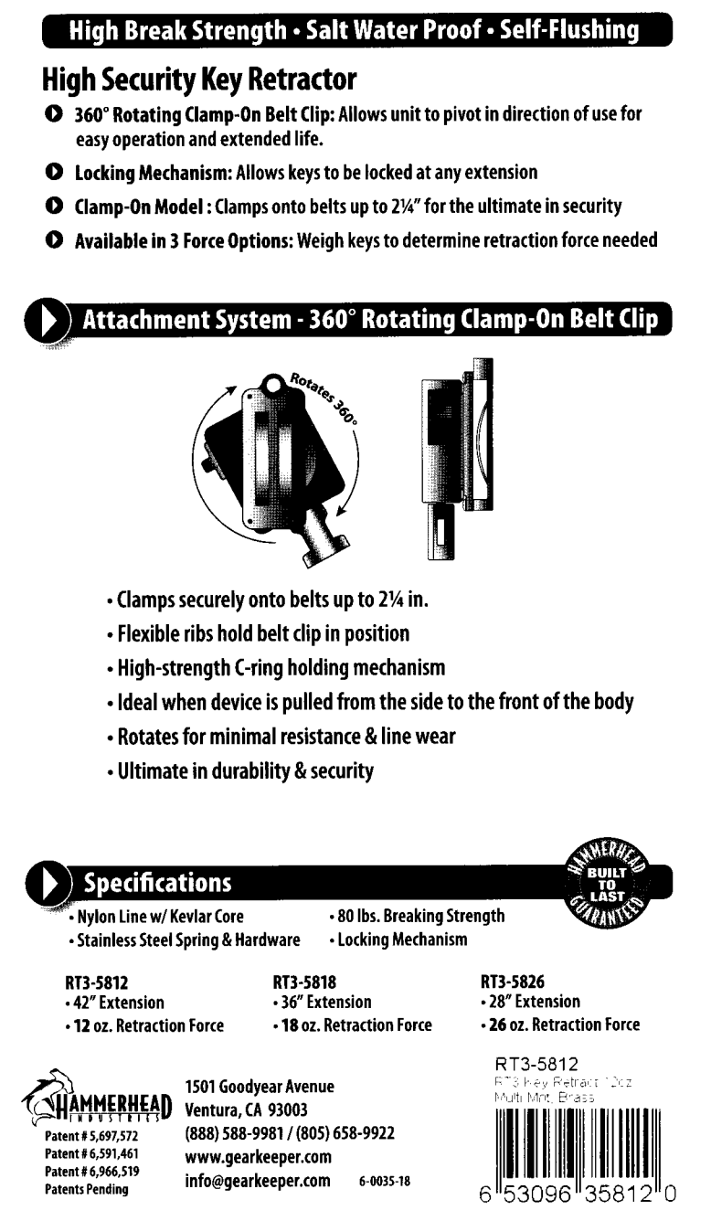 Gear Keeper RT3-5812