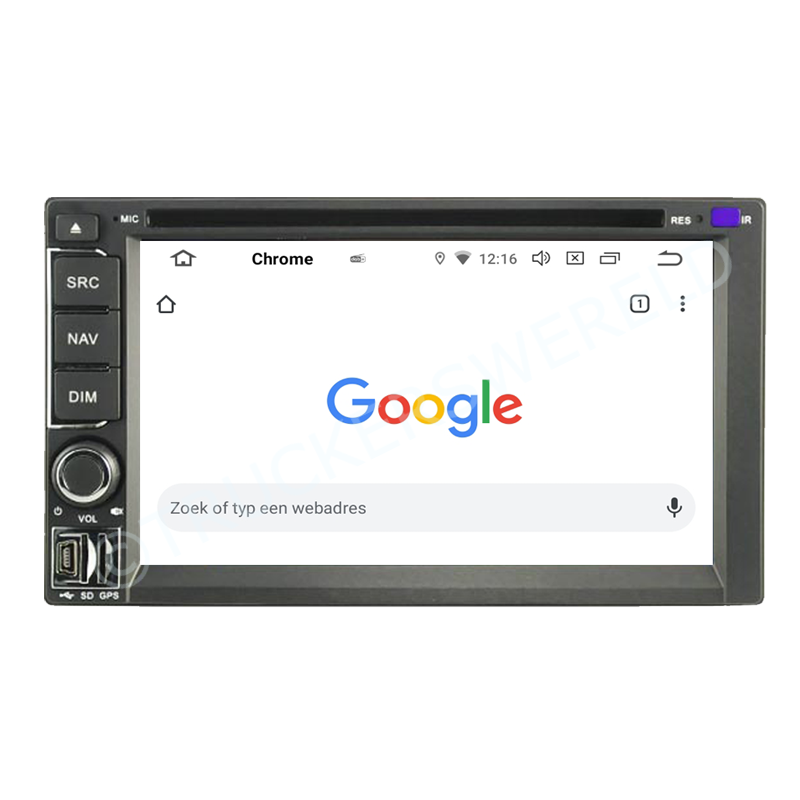 Aguri RV-7000M camper navigatiesysteem waarmee je ook op het internet kan googelen