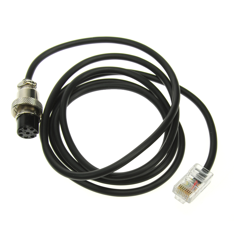 JCD-201 microfoonkabel Yaesu RJ45 naar 8-pins microfoon