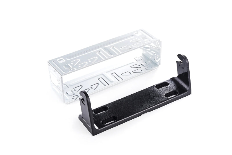 Jopix Doris 27MC transceiver geleverd met DIN formaat en bevestigingsbeugel