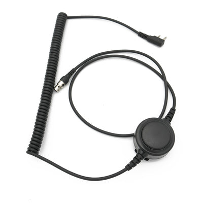 KEP-1000K headset kabel met Kenwood connector voor de Maas KEP-1000D