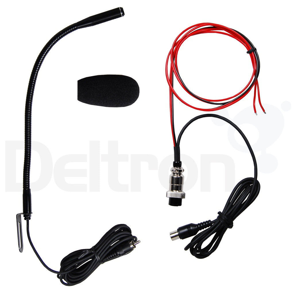 Zwanenhals microfoon MS-5 6-pins TTi met schakeldraad