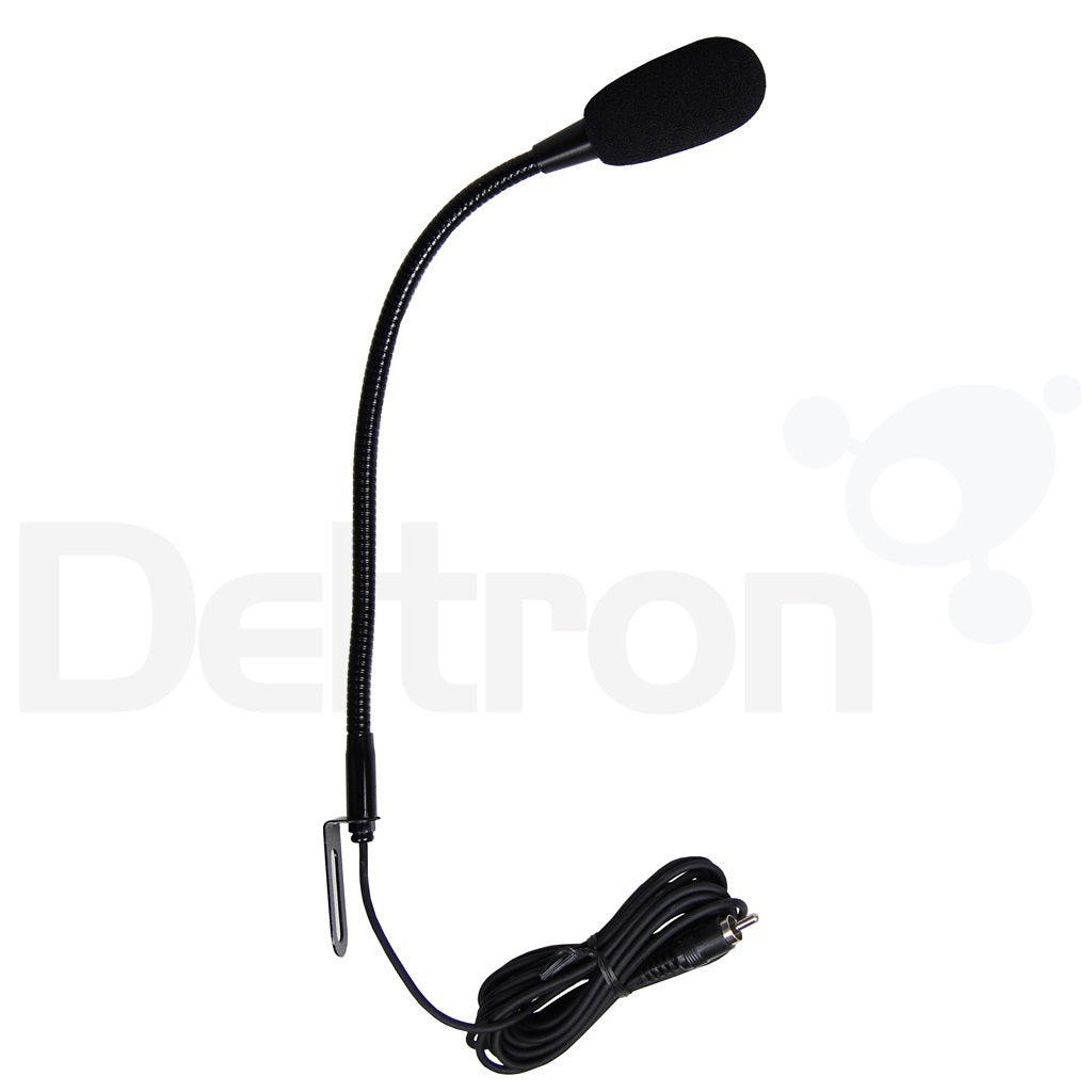 MS-5 6-pins zwanenhals microfoon met plopkap en schakeldraad