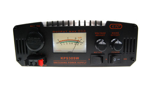 K-PO KPS-30SW regelbare elektronische voeding met een uitgangsvermogen van 25/30 ampère.