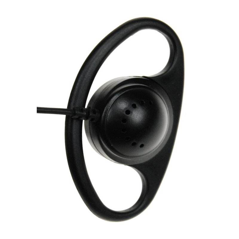 Oortje met microfoon voor Midland en K-PO Panther radio’s