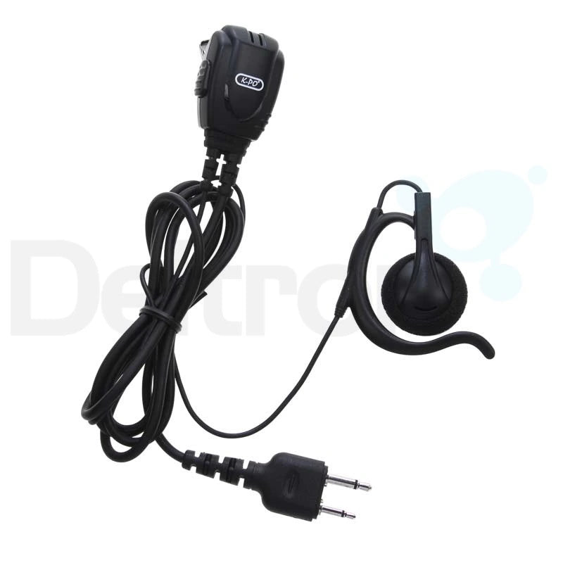 KEP-777-S headset met PTT-knop en 2-pin connector met S aansluiting