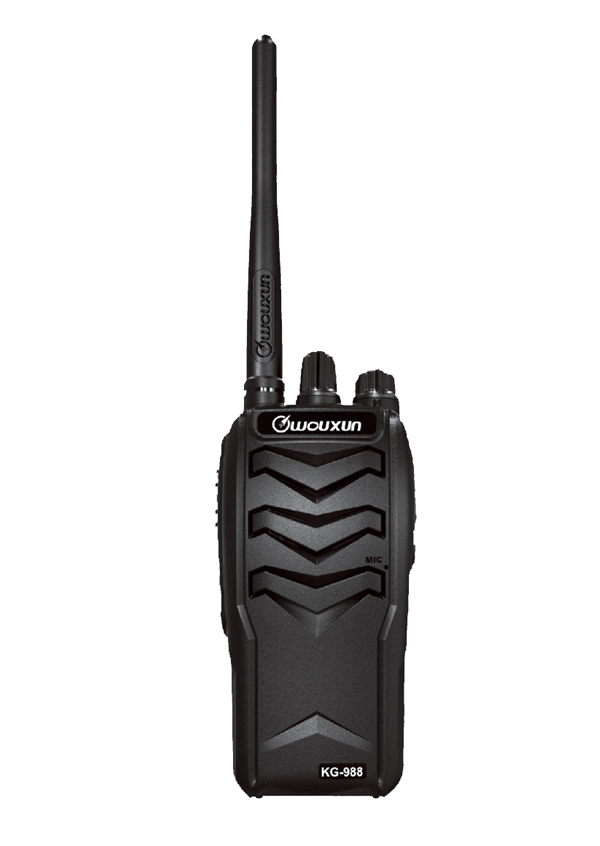 Wouxun KG-988 UHF IP66 portofoon met tafellader en 8W zendvermogen