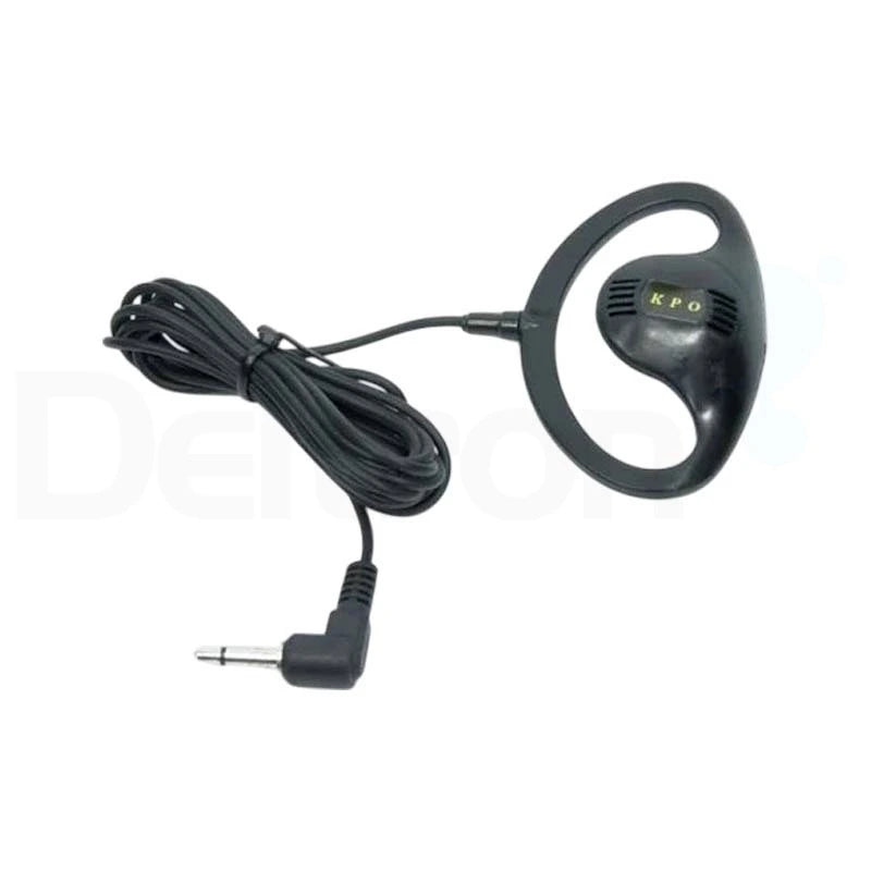 KEP-300 S luisteroortje met haakse 3,5mm mono S-connector