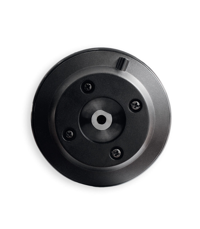 magneetvoet van bovenaf gezien met UHF-Female (SO-239) aansluiting