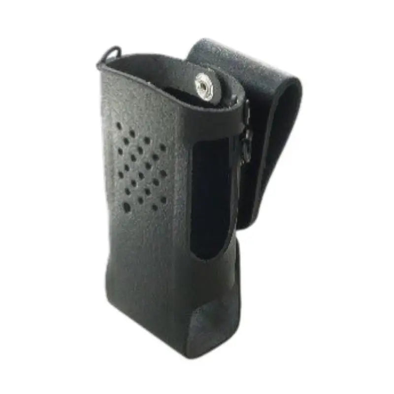 Lederen draagtas met riemclip voor Kenwood TK-3301, TK-3401, TK-3401DE en TK-3201