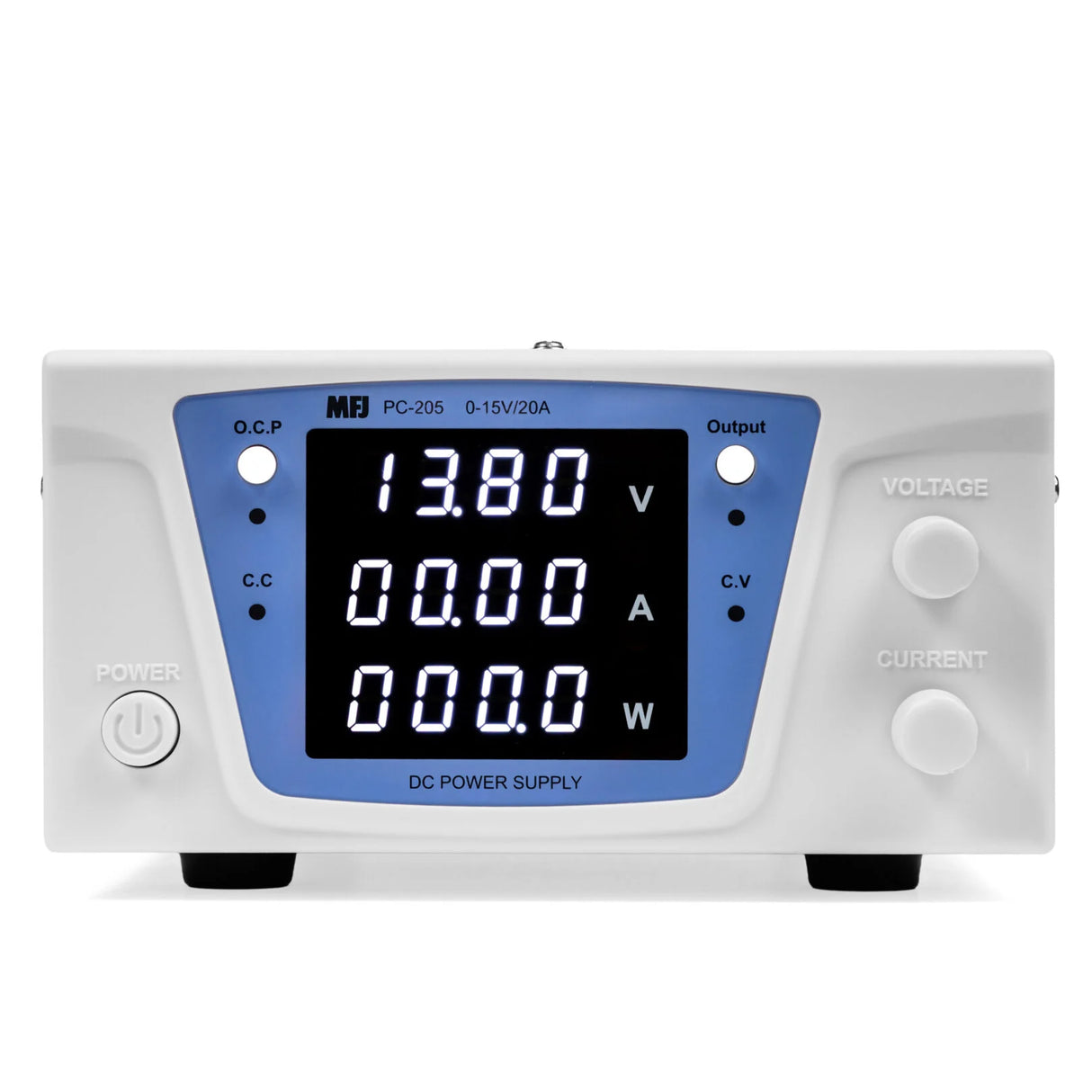 MFJ PC-205 laboratorium voeding 0-15V 20A regelbare power supply voor elektronica werkban