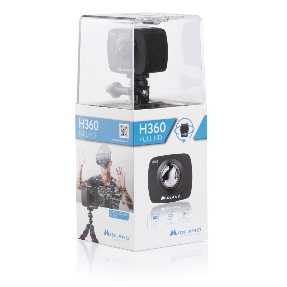 Midland H360 actiecamera in originele verpakking