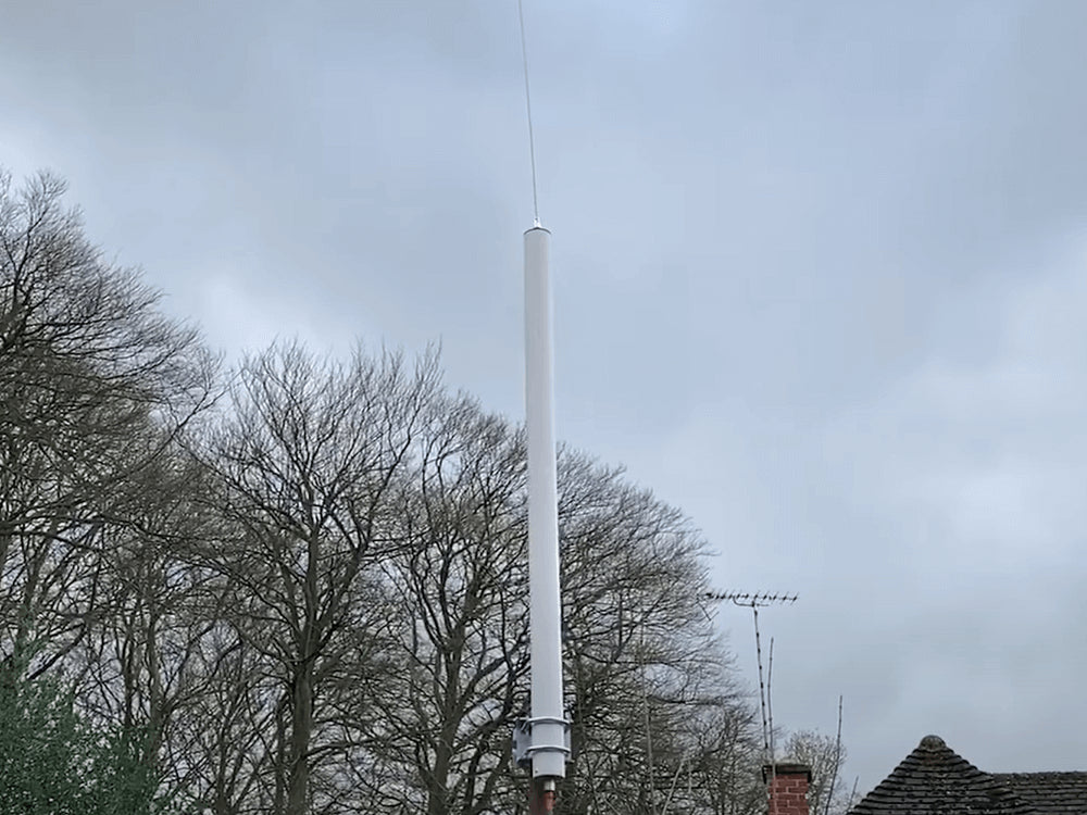 Complete set Moonraker X1-HF antenne met 10 meter RG58 kabel en PL259-SMA adapter