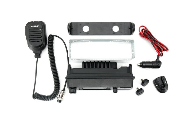 Maas KCB-3000 27MHz transceiver met alle meegeleverde accessoires in de doos