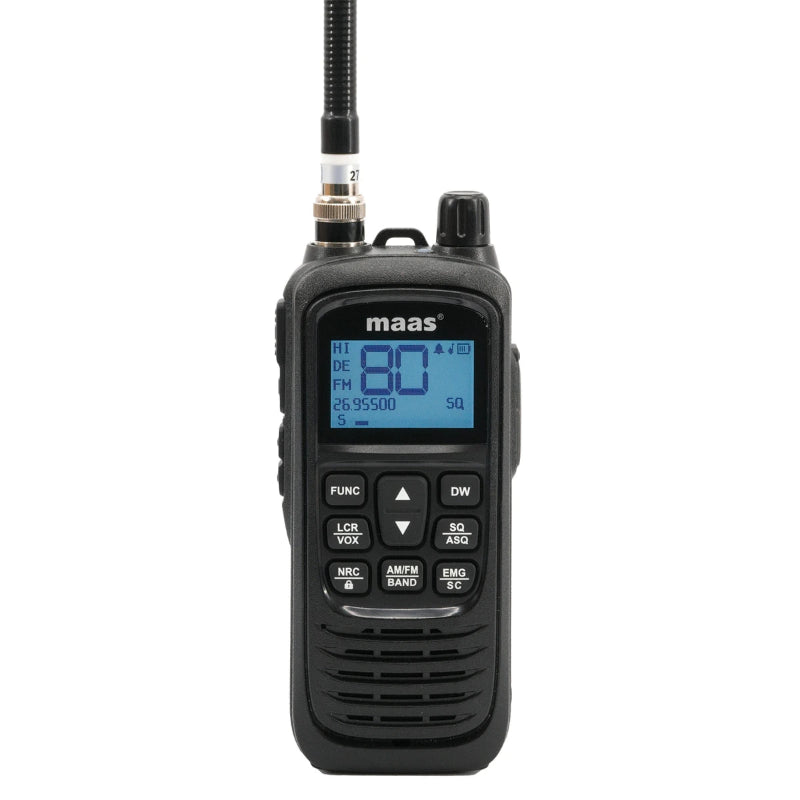 Maas KCB H-1000 27MC portofoon, walkie talkie met een groot en duidelijk display en grote toetsen