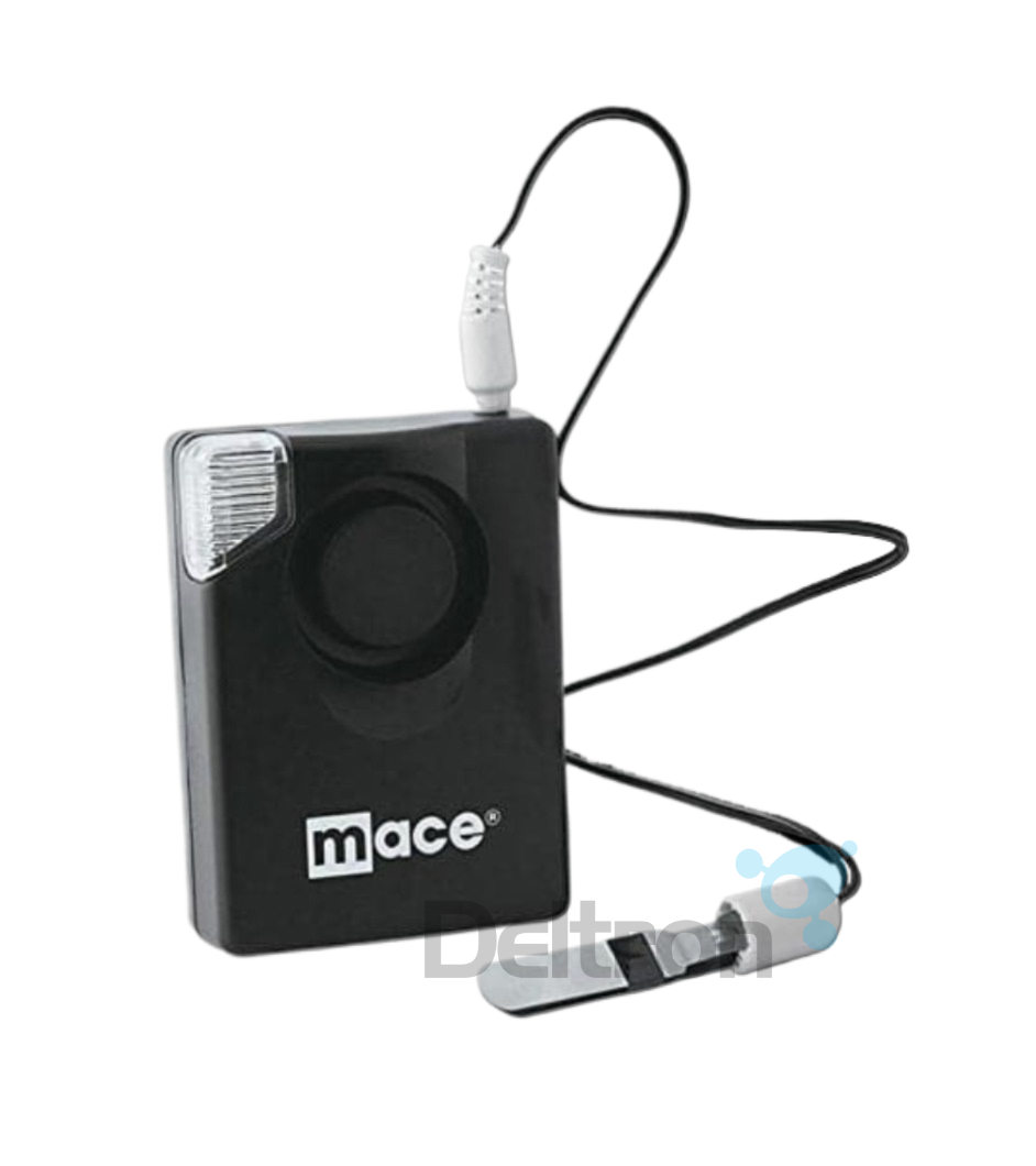 Mace screecher persoonlijk alarm die je ook kunt gebruiken als raamalarm met de meegeleverde kabel