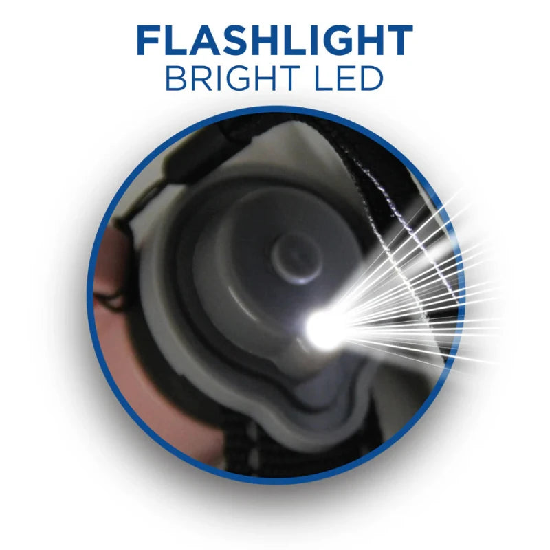 Mace hondenlijn met luchthoorn is voorzien van een ledlamp