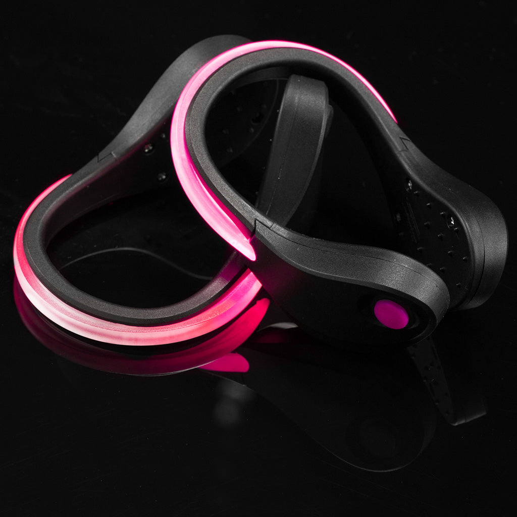 Mace schoenverlichting met led in de kleur roze