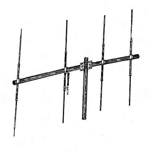 Maco M104C 4-element directionele Yagi beam antenne voor 10 en 11 meter band