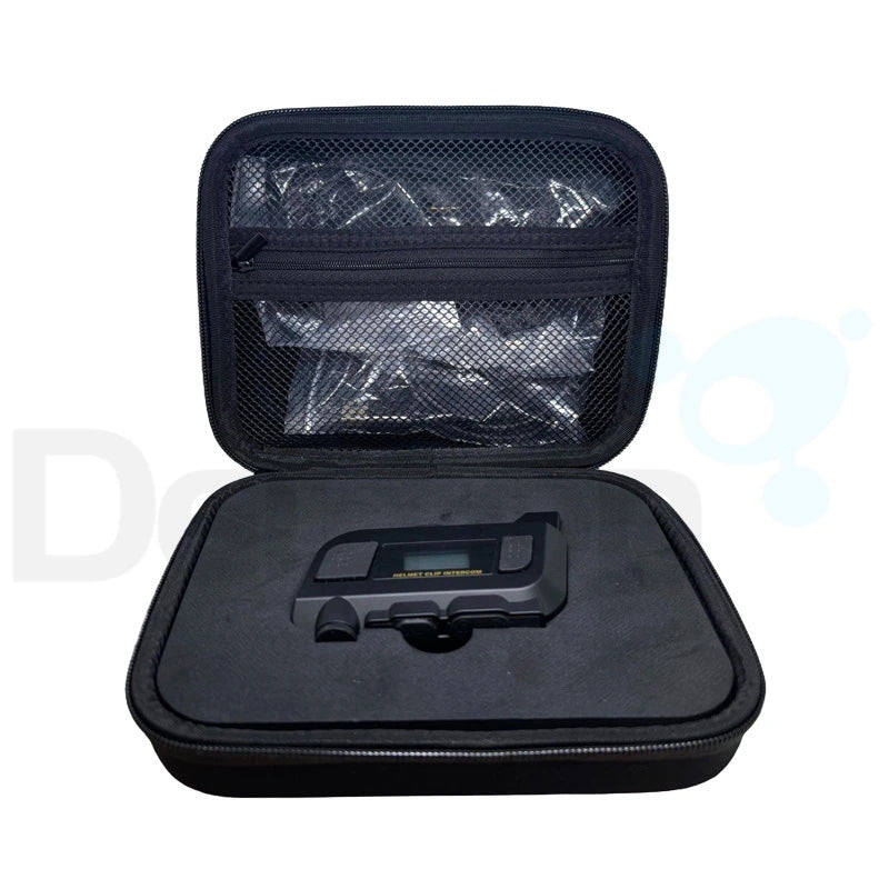 Maytel Helm clip intercom opbergkoffer voor je intercom set