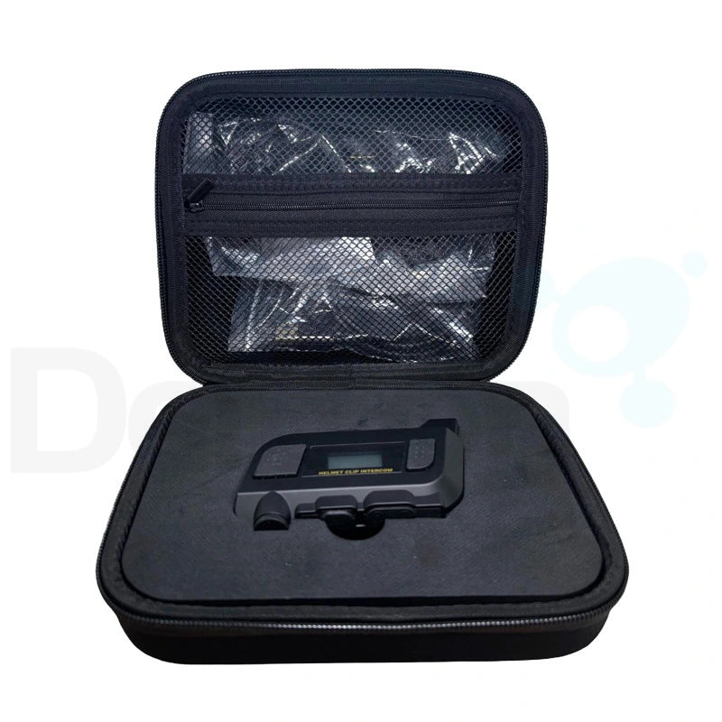 Maytel Helm intercom opbergkoffer met foam voor het Maytel 2.4GHz communicatie systeem