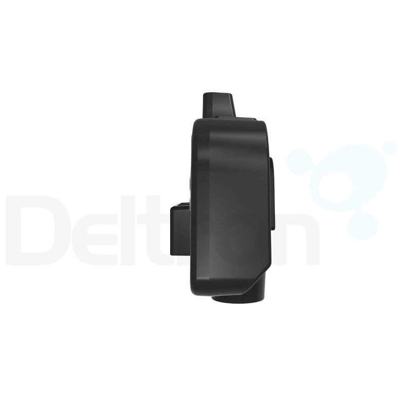 Maytel Helm clip intercom vanaf de zijkant gezien