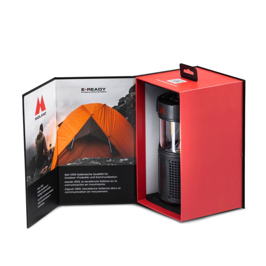 Midland ER-lantaarn in originele verpakking