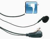 Midland MA28-L headset met 2-pin connector waarvan 1x 2,5 mm en 1x 3,5 mm mono is