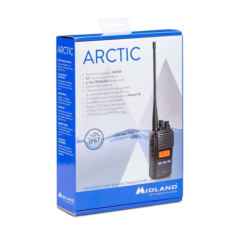 Midland Arctic marifoon VHF in originele verpakking