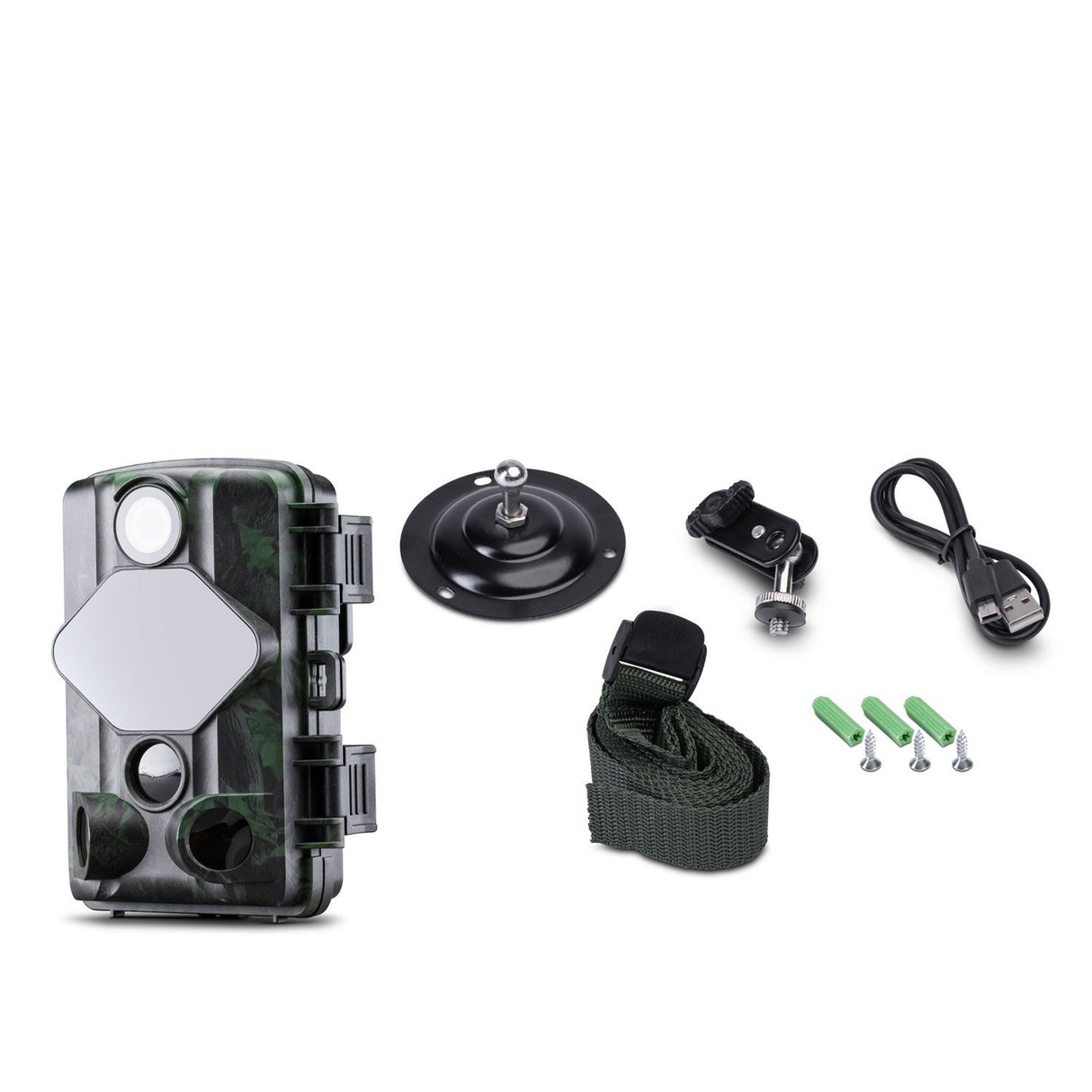 Midland C1623 wildcamera met meegeleverde accessoires