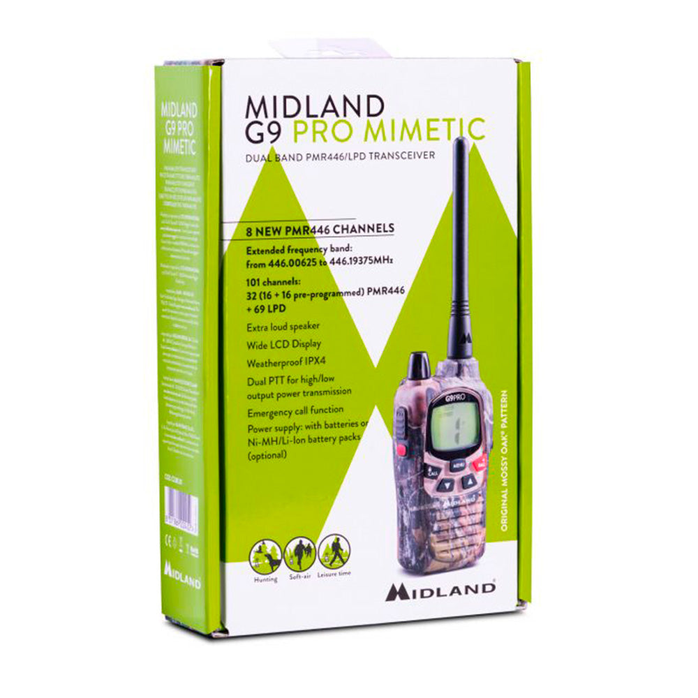 Midland G9 Pro Mimetic in originele verpakking