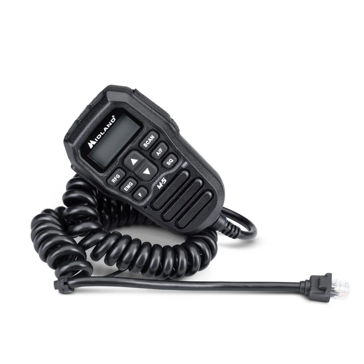 Originele multifunctionele Midland C1566 M5 handmicrofoon met een RJ45 aansluiting