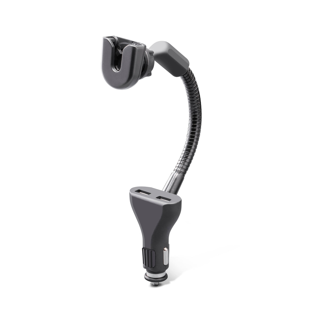 Midland C1422 ST-Dual microfoonhouder met 12V lader