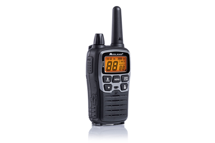 Midland XT70 PMR446 portofoon met babyfoon functie en veel meer