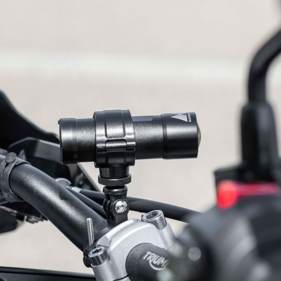 Midland Bike Guardian Pro camera voor motorrijders die op het stuur of aan de helm kan worden bevestigd