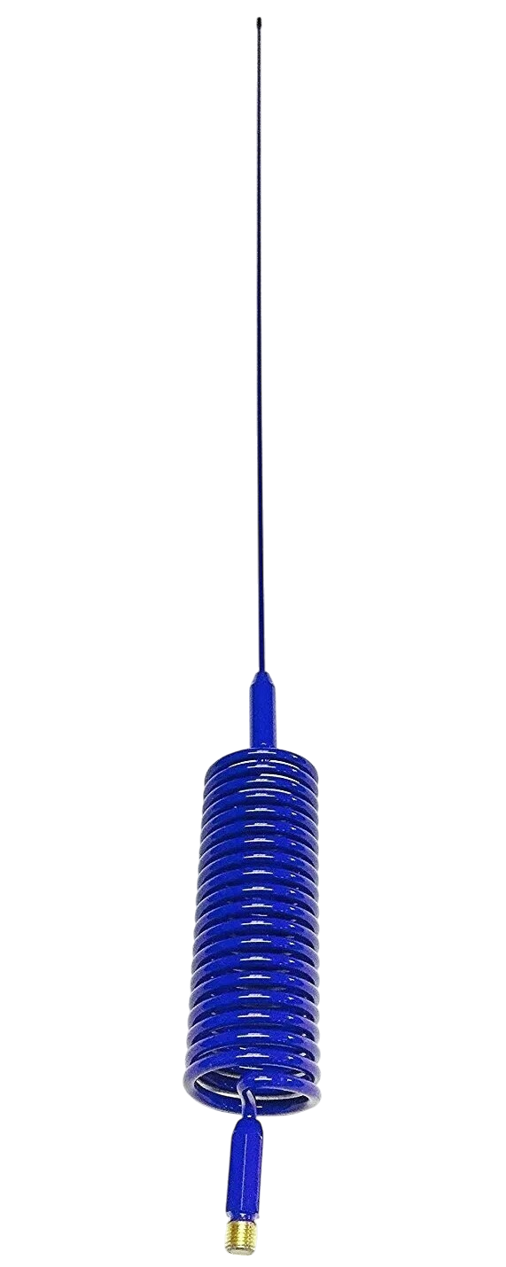 Mini Stinger mobiele 27MC antenne in de kleur blauw