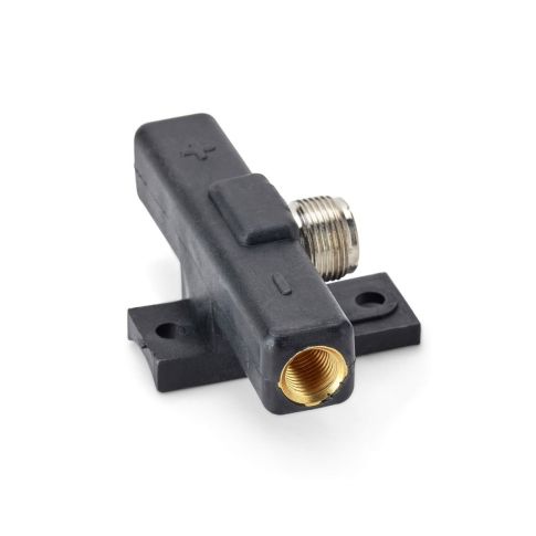 Zijkant van de Moonraker DCP-38 rechte dipole center met 3/8x24 draad aansluiting