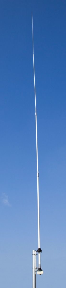Moonraker GPA-80F basis HF-antenne opgesteld aan een antenne-mast