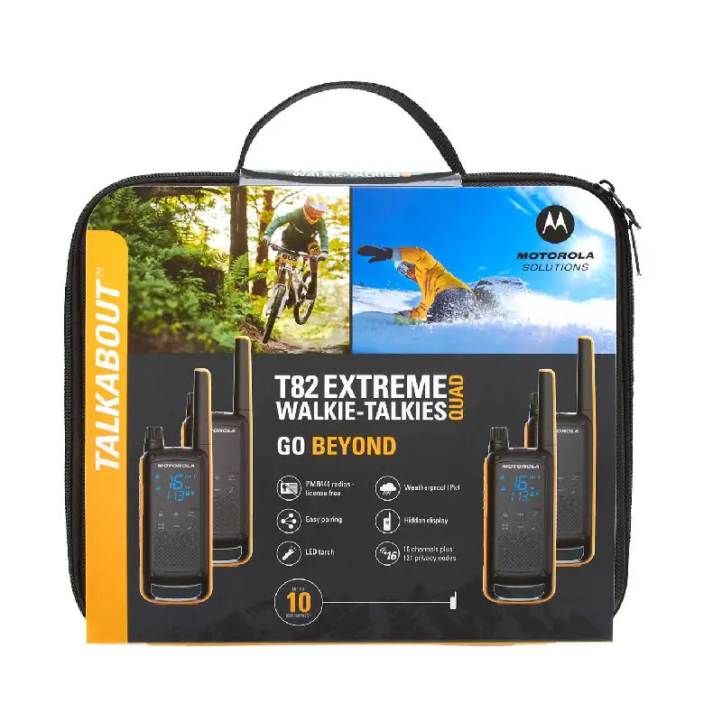 Motorola T82 Extreme Quad set in de originele verpakking