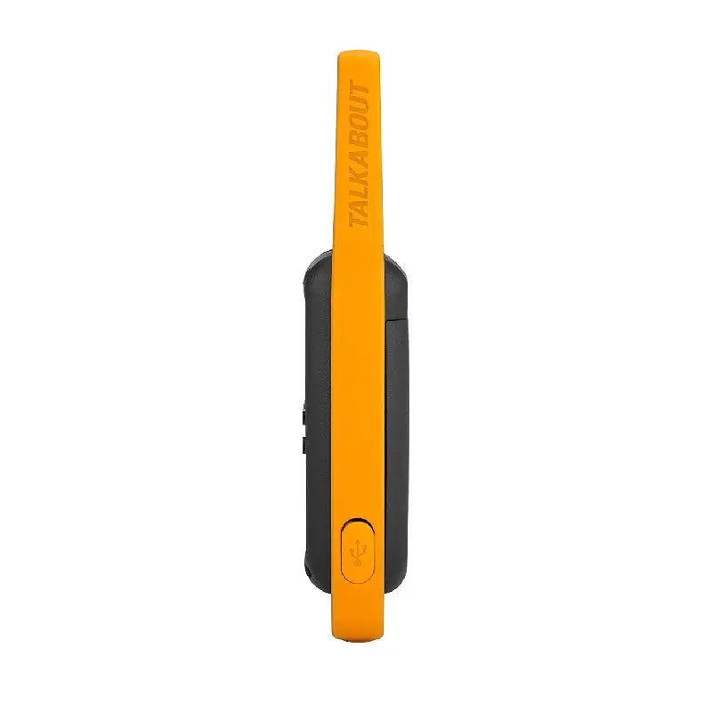 Zijkant van de Motorola T82-Extreme vergunningsvrije PMR446 portofoon