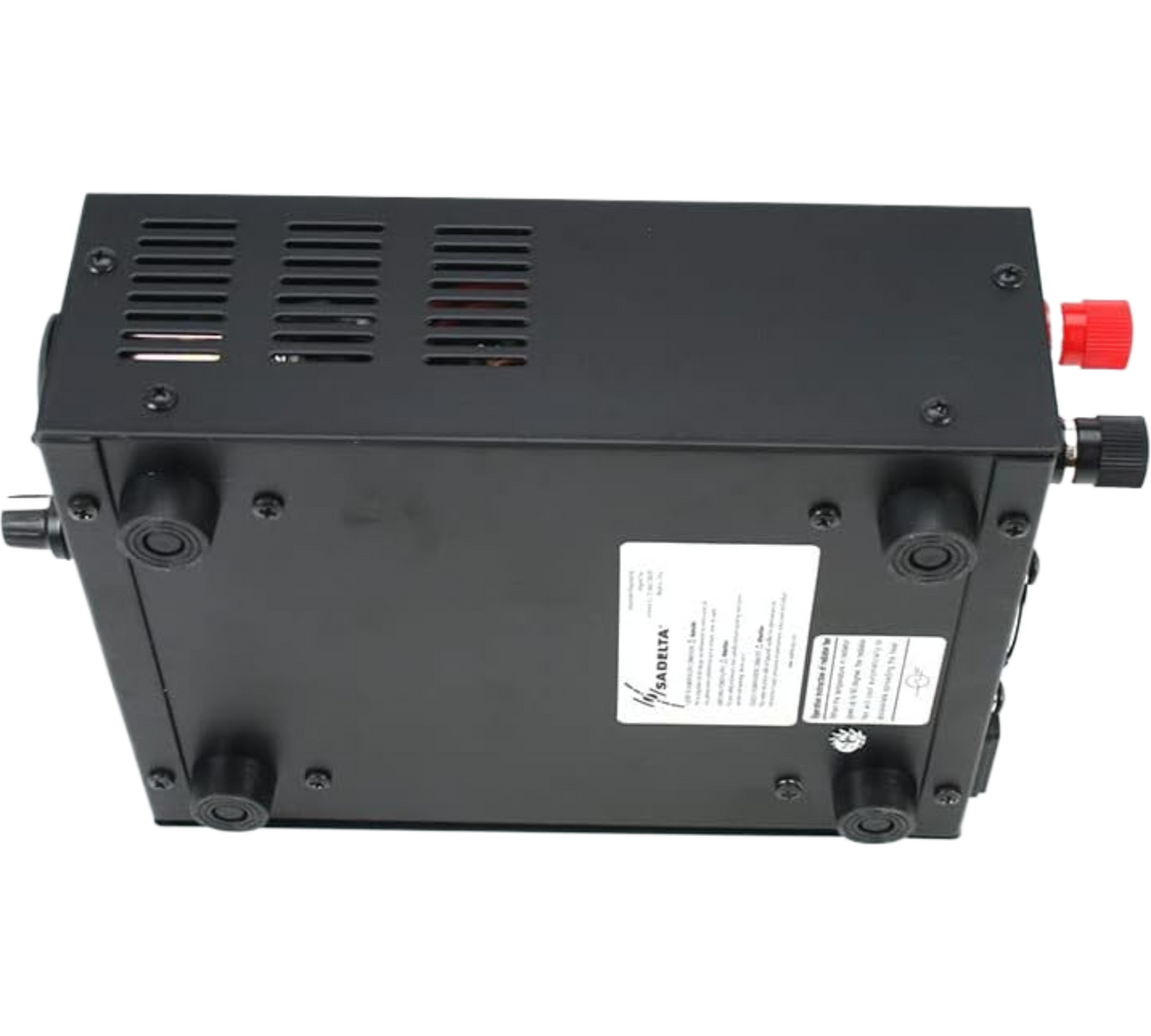 Onderkant van de Sadelta SPS-2529a voeding