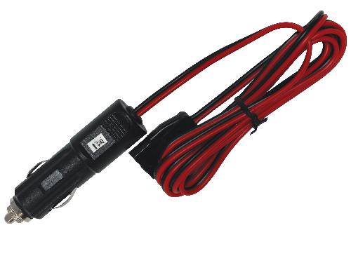 President CA-3T 12V voedingskabel met 3-pins aansluiting en zekeringhouder met zekering