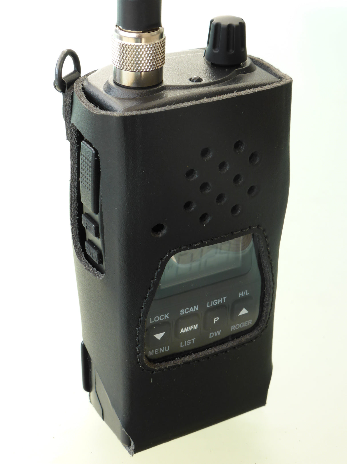 Leren tasje, carry case voor President Randy-2, Jopix CB-413, K-PO Panther en Stabo XH-9006